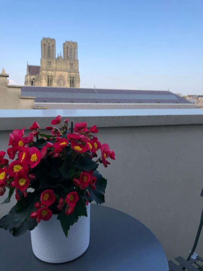 Studio Cosy Vue Cathedrale Reims Kültér fotó