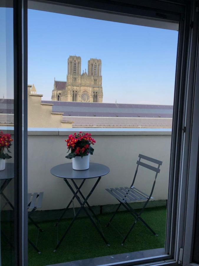 Studio Cosy Vue Cathedrale Reims Kültér fotó
